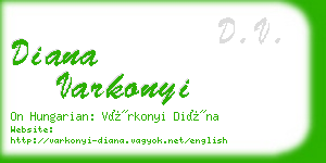 diana varkonyi business card